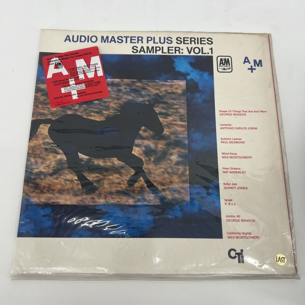 AUDIO MASTER PLUS Series Sampler LP 1983 A&M CTI SP63000 audiophile Vinyl
